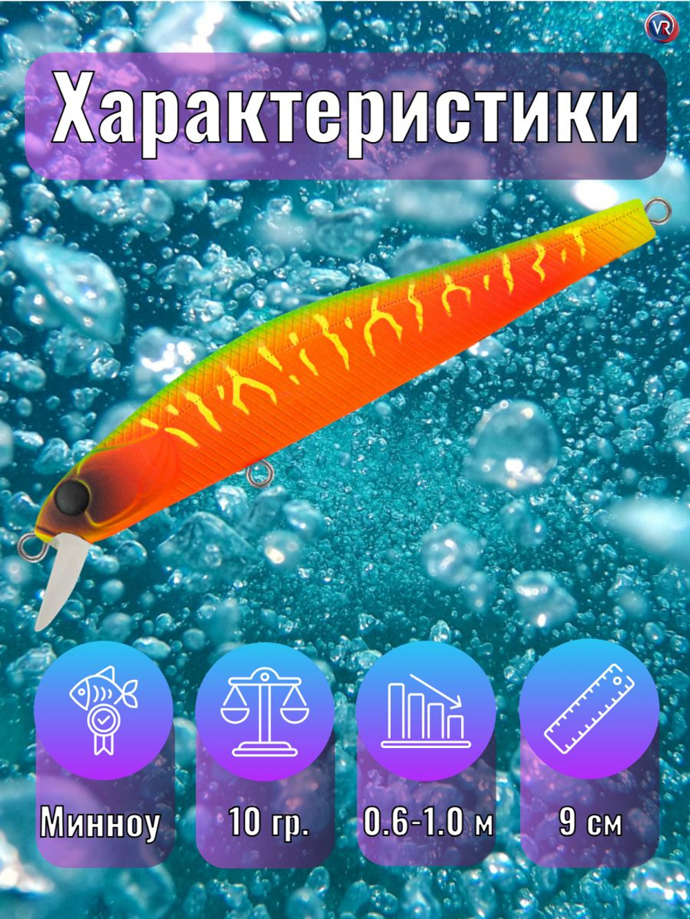 Воблер TsuYoki RIVAL SR 90SP FRU