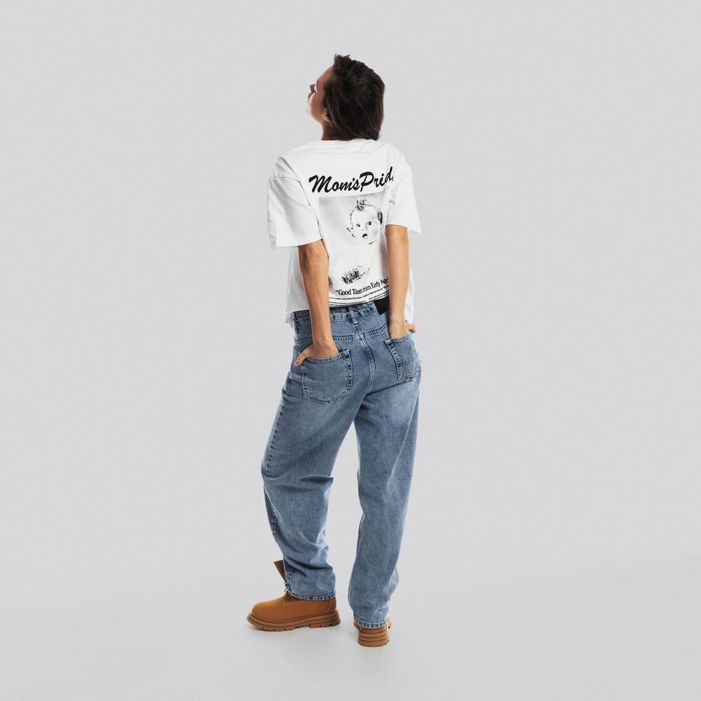 Футболка Dissident Mom's Pride белая