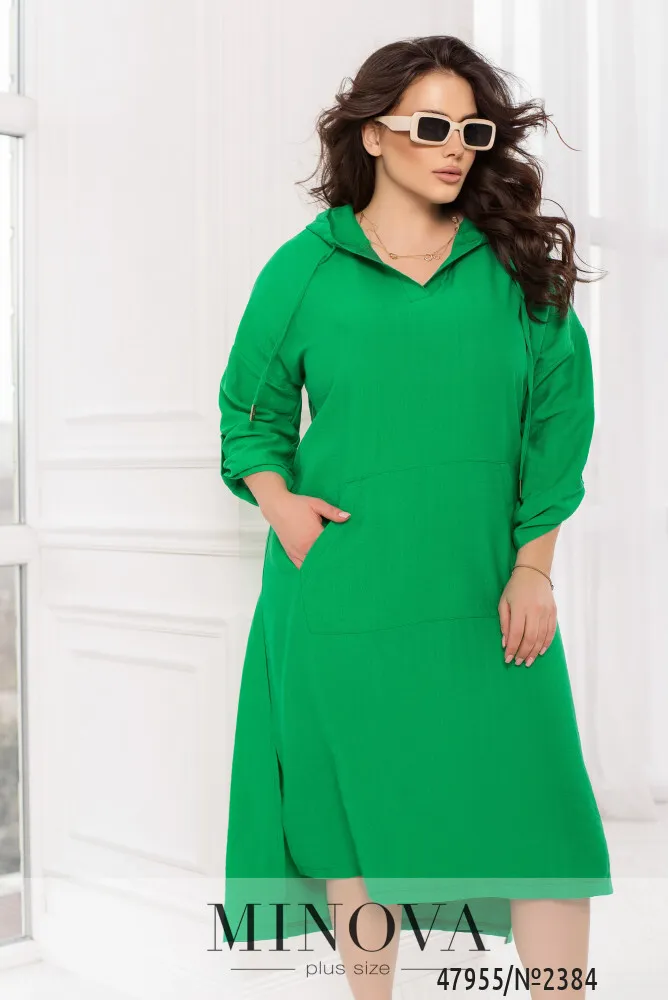 Платье 2384-зеленый Minova