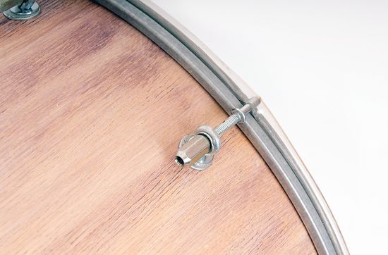 BK-14Ms Барабан кавказский 14", 34х35,6см, цвет — мрамор светлый, Мастерская Бехтеревых