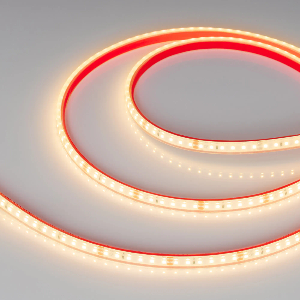 Светодиодная лента герметичная RTW-PFS-A120-11mm 24V Warm3000 (9.6 W/m, IP68, 2835, 5m) (Arlight, -) 033786