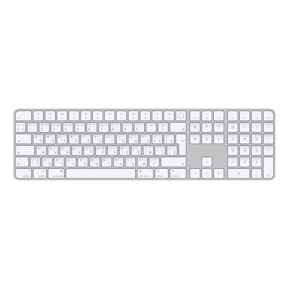 Клавиатура беспроводная Apple Magic Keyboard с Touch ID (MK2C3) Серебристый
