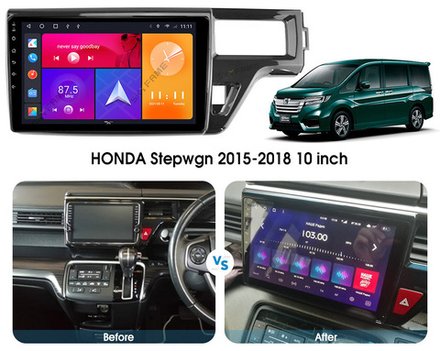 Магнитола для Honda Stepwgn 5 2015-2021 - Carmedia SF-1019 QLed, Android 13, TS20, CarPlay, SIM-слот