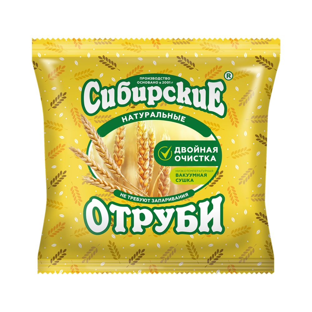 Сибирские Отруби Пшеничные Натуральные 200 гр (СИБИРСКАЯ КЛЕТЧАТКА)