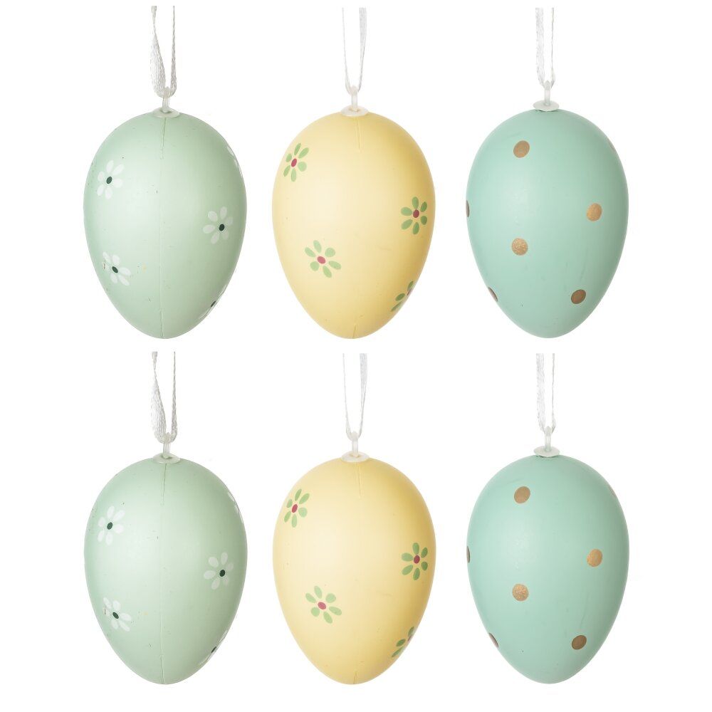 GAEM Набор из 6-ти изделий декоративных подвесных "Яйцо" (4*6), L16 W4 H17,5 см