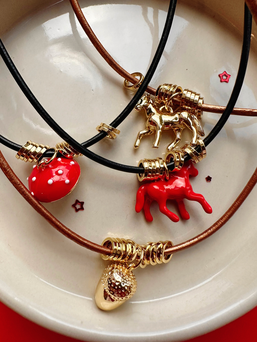 Кожаный шнурок Лошадка