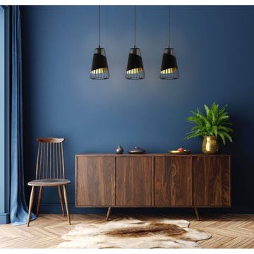 Подвесной светильник 3*E27 49448 черный/золотой AUSTELL Eglo