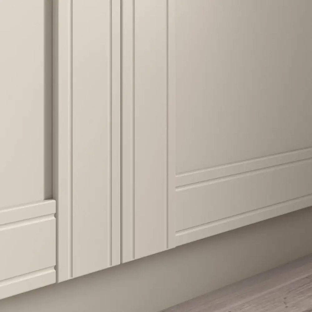 Дверь с петлями - IKEA FLISBERGET/ФЛИСБЕРГЕТ, 229х50 см, светло-бежевый ИКЕА