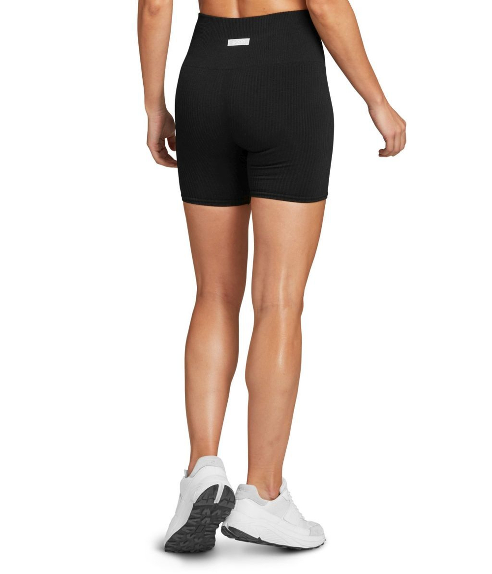 Женские Шорты теннисные Björn Borg Stockholm Seamless Rib Shorts - черный