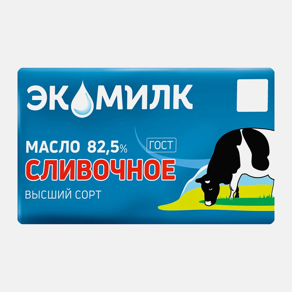 Сливочное масло Традиционное Экомилк 82.5% 330г