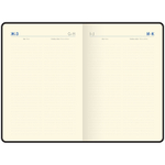 Ежедневник недатированный, А5, 160л., кожзам, Berlingo "Haze", сиреневый срез, голубой, с рисунком