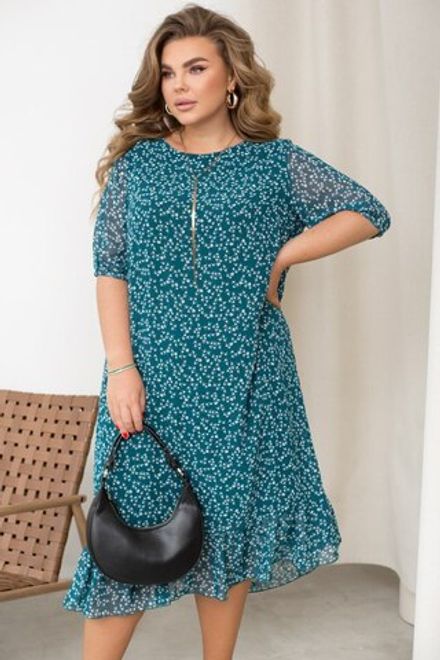 Платье шифоновое УК-2620-2 Фабрика Моды