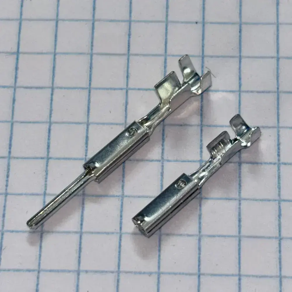 Комплект (мама+папа) контактов (клемм) для разъема двери Lada Granta, Granta FL, Kalina, Kalina 2