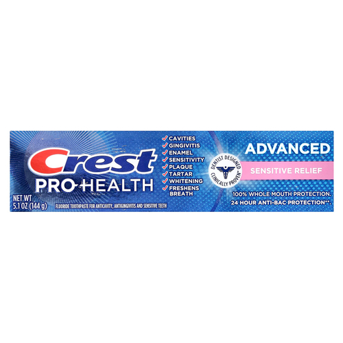 Crest, Pro-Health Advanced, зубная паста с фторидом, для чувствительной кожи, 144 г (5,1 унции)