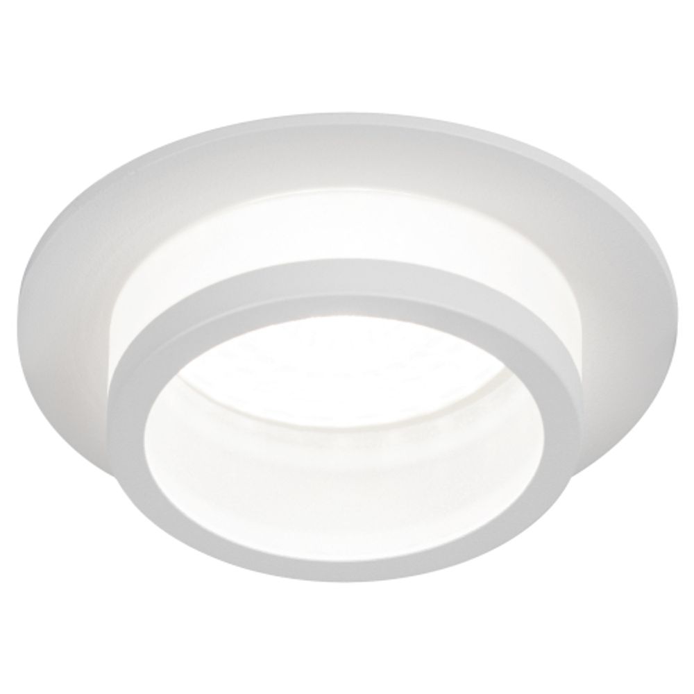 Светильник встраиваемый алюминиевый ЭРА KL89 WH под лампу MR16 GU5.3 белый | Алюминиевые встраиваемые светильники