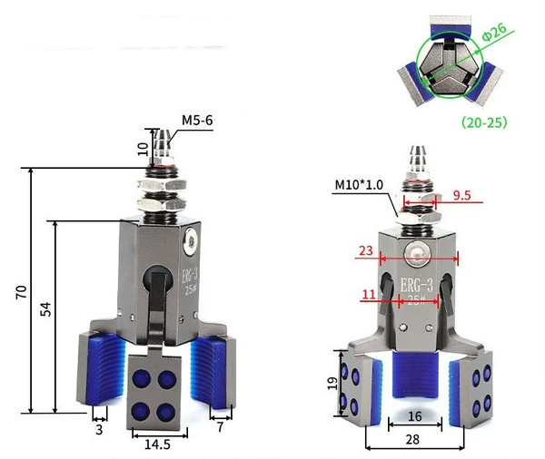 Jx3-erg-25 (without magnetic arc with rubber pad)