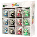 Ластик "Панда" 4,5см ,3 цв микс, в инд.пакете, С-40345