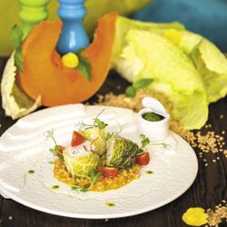 Тарелка d 31 см Oyster белая фарфор P.L. Proff Cuisine [6]