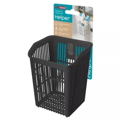 Держатель подвесной на присосе Helper, 94х121 мм, Темно-серый