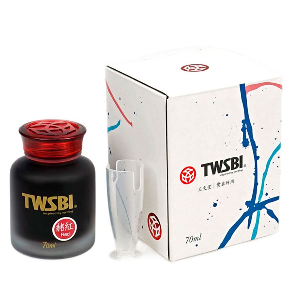 Чернила во флаконе TWSBI красные 70 мл (M2531180) 2
