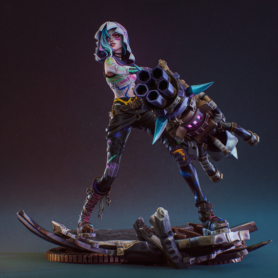 Jinx big gun - Arcane