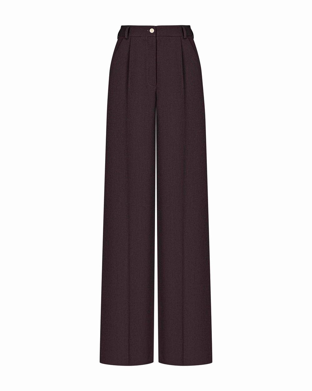 Брюки прямые из крепа