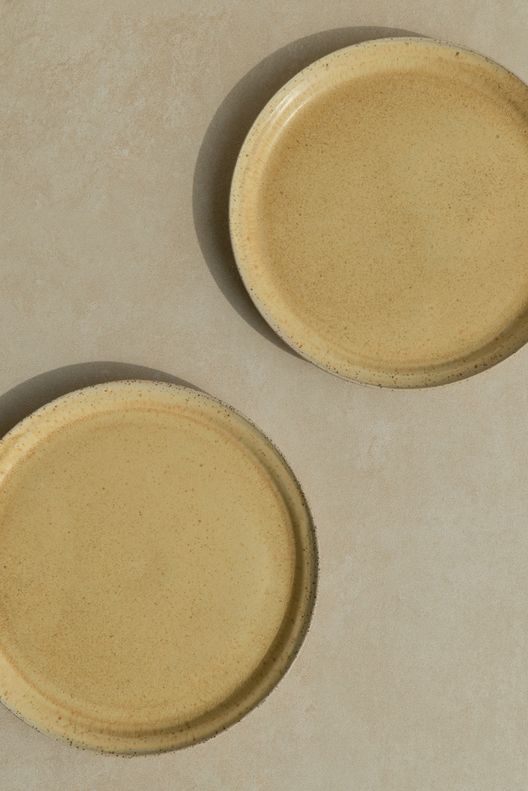 Тарелка желтая / Titkova ceramic