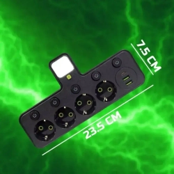 Разветвитель 4 розетки