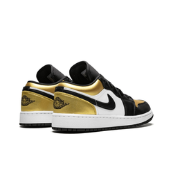 Кроссовки Air Jordan 1 Low GS "Gold Toe" CQ9487-700