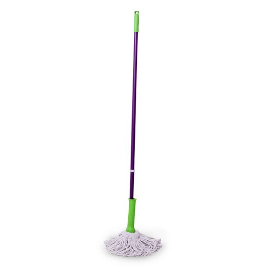 Швабра-трещетка с рукояткой 120 см. и хлопковой насадкой Valsar VS 0079