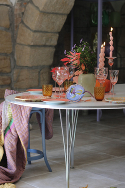 Бокал для красного вина 490мл Anna Von Lipa Лиму розовый