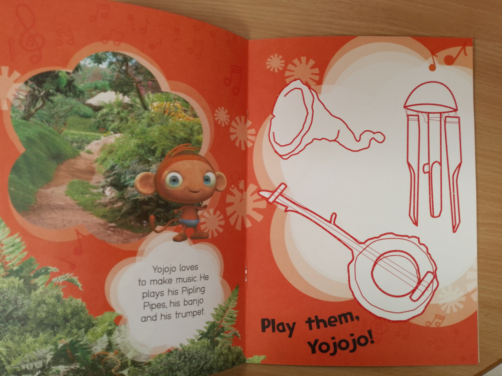 Waybuloo Bumpy Line Colouring Book