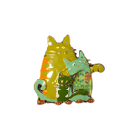 Брошь Shadore Котики XZ2051.19 G/G