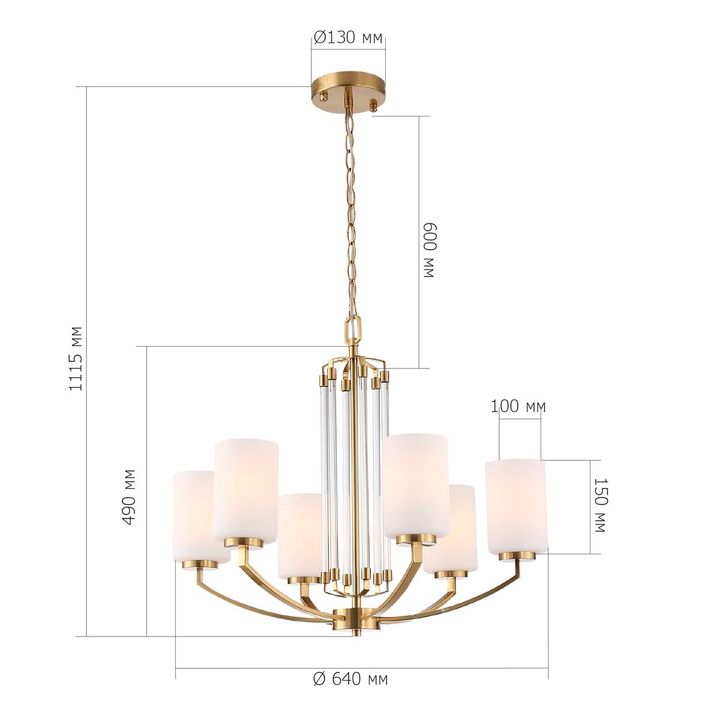 Подвесная люстра ST Luce Opalus SL1403.303.06