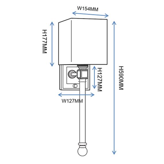 Бра Imperium Loft Regina Andrew Crystal Sconce 85023-22