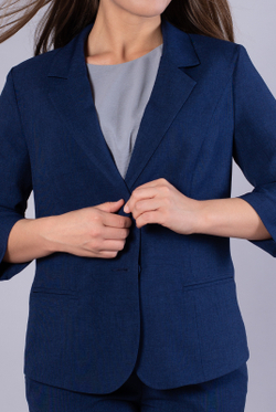 Жакет женский 3736зп, чернильный #259Чер043736зп