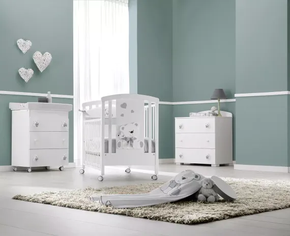 Пеленальный комод Erbesi Tato White