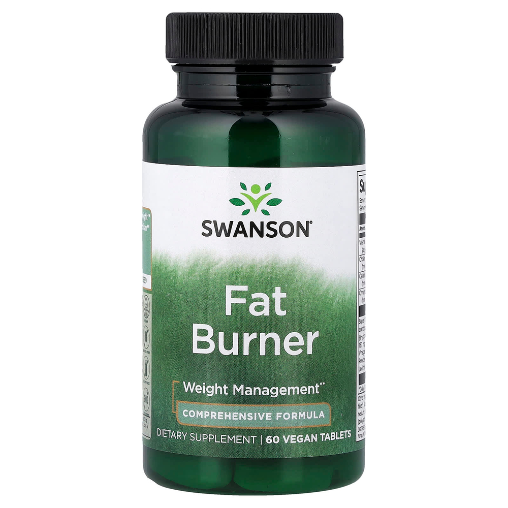 Swanson Vitamins, сжигатель жира, 60 веганских таблеток