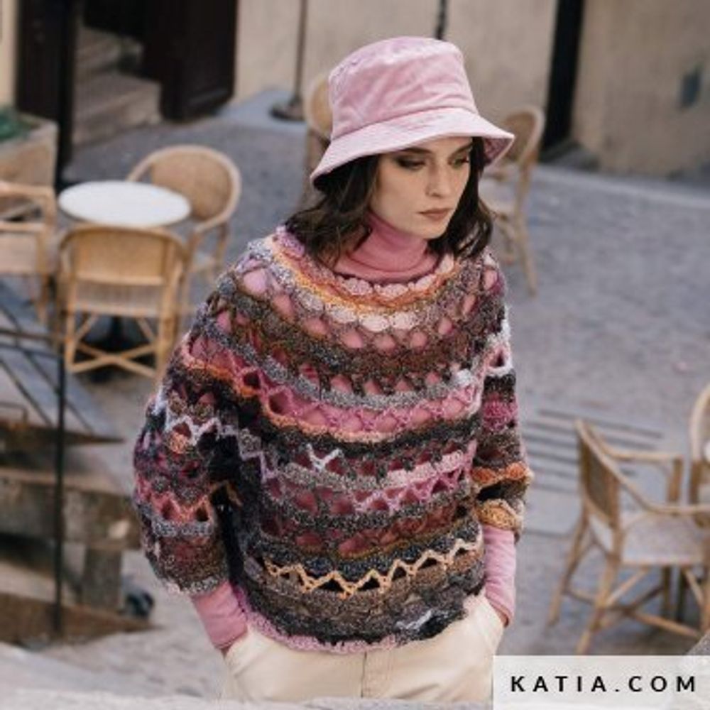 Пряжа для вязания Katia 53% шерсть 47% акрил