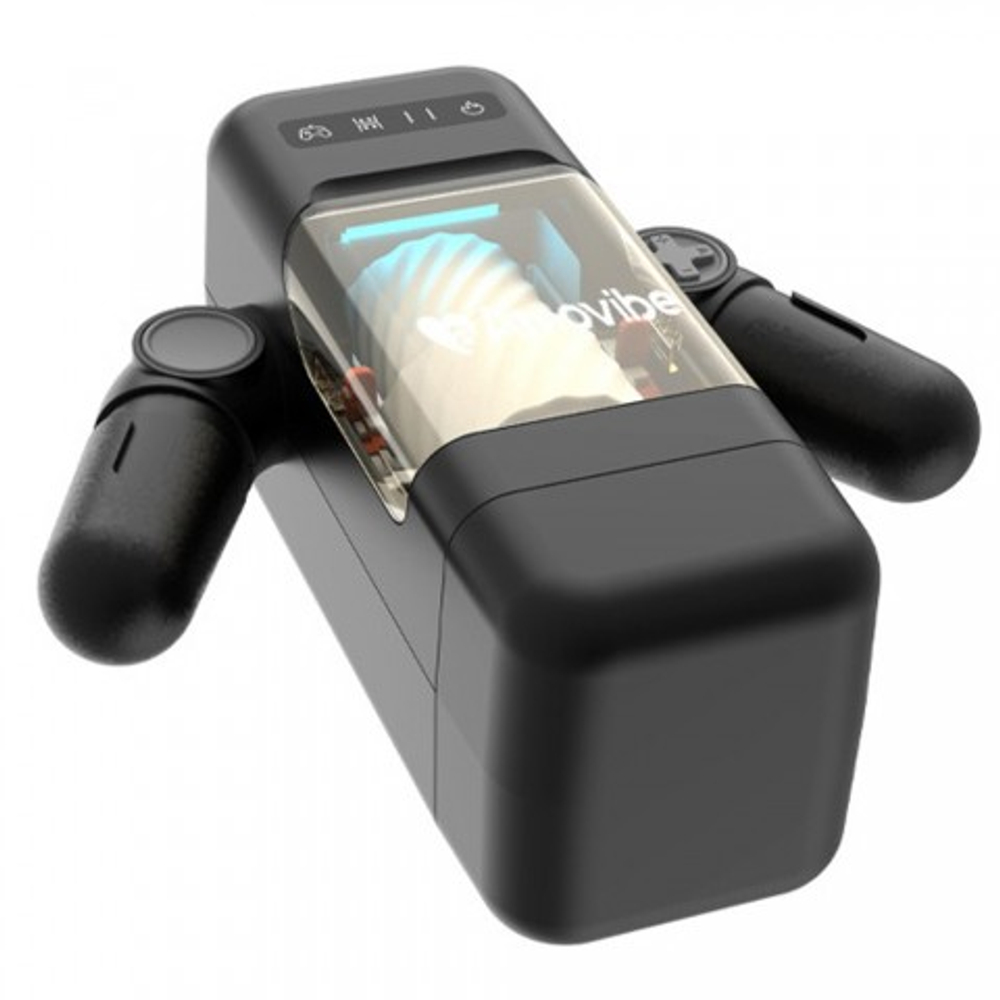 Инновационный робот-мастурбатор Game Cup (чёрный) от Amovibe