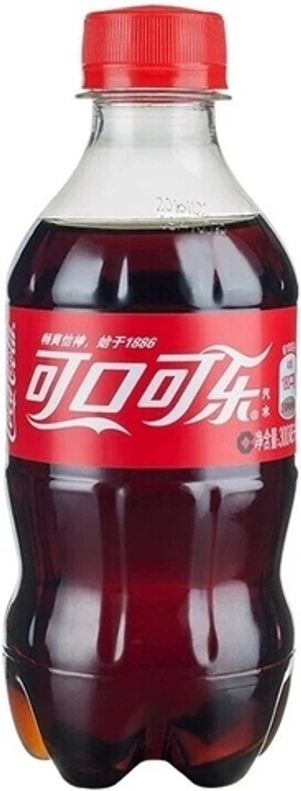 Газированный напиток Кока-Кола Ориджинал / Coca-Cola Original (Китай) 0.3 - пэт