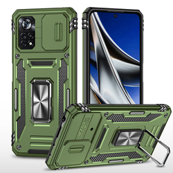 Чехол Safe Case с кольцом и защитой камеры для Xiaomi Poco X4 Pro 5G