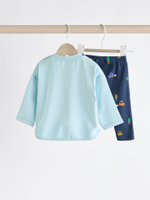 Лонгслив и легинсы в комплекте для малышей Next N22-634, Голубой, Синий