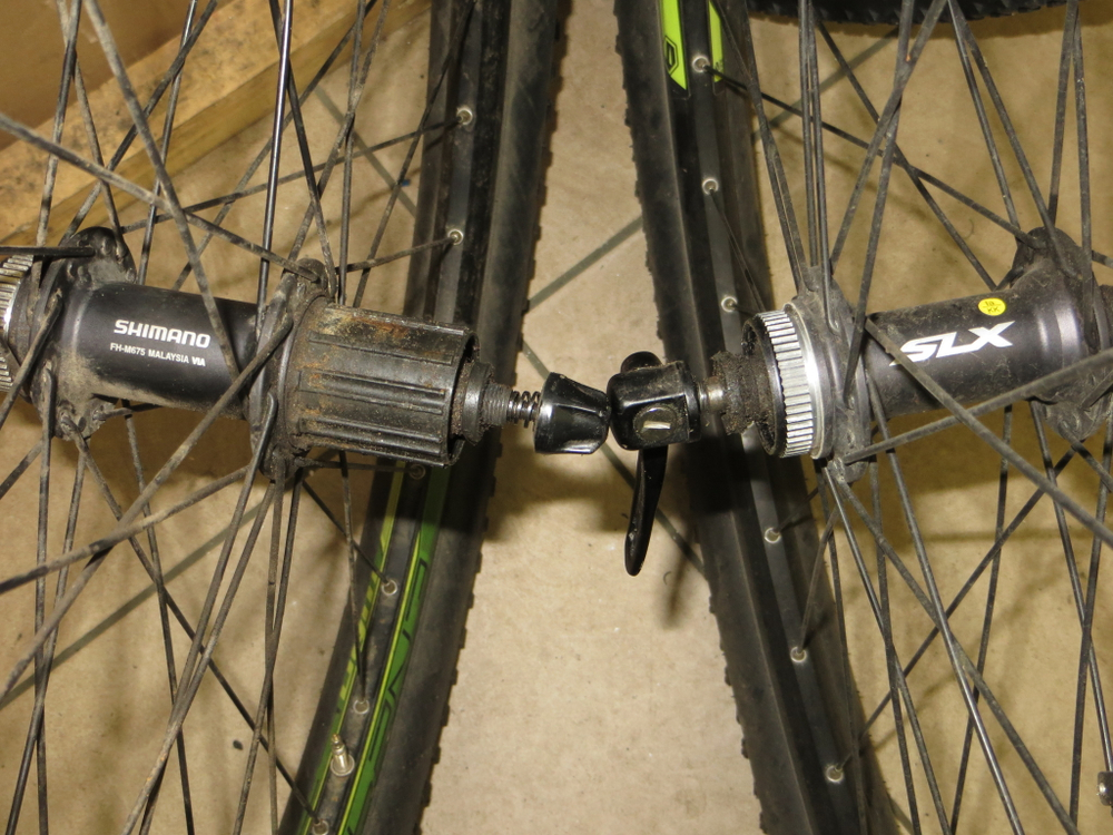 Комплект колес переднее заднее 26" втулки Shimano SLX