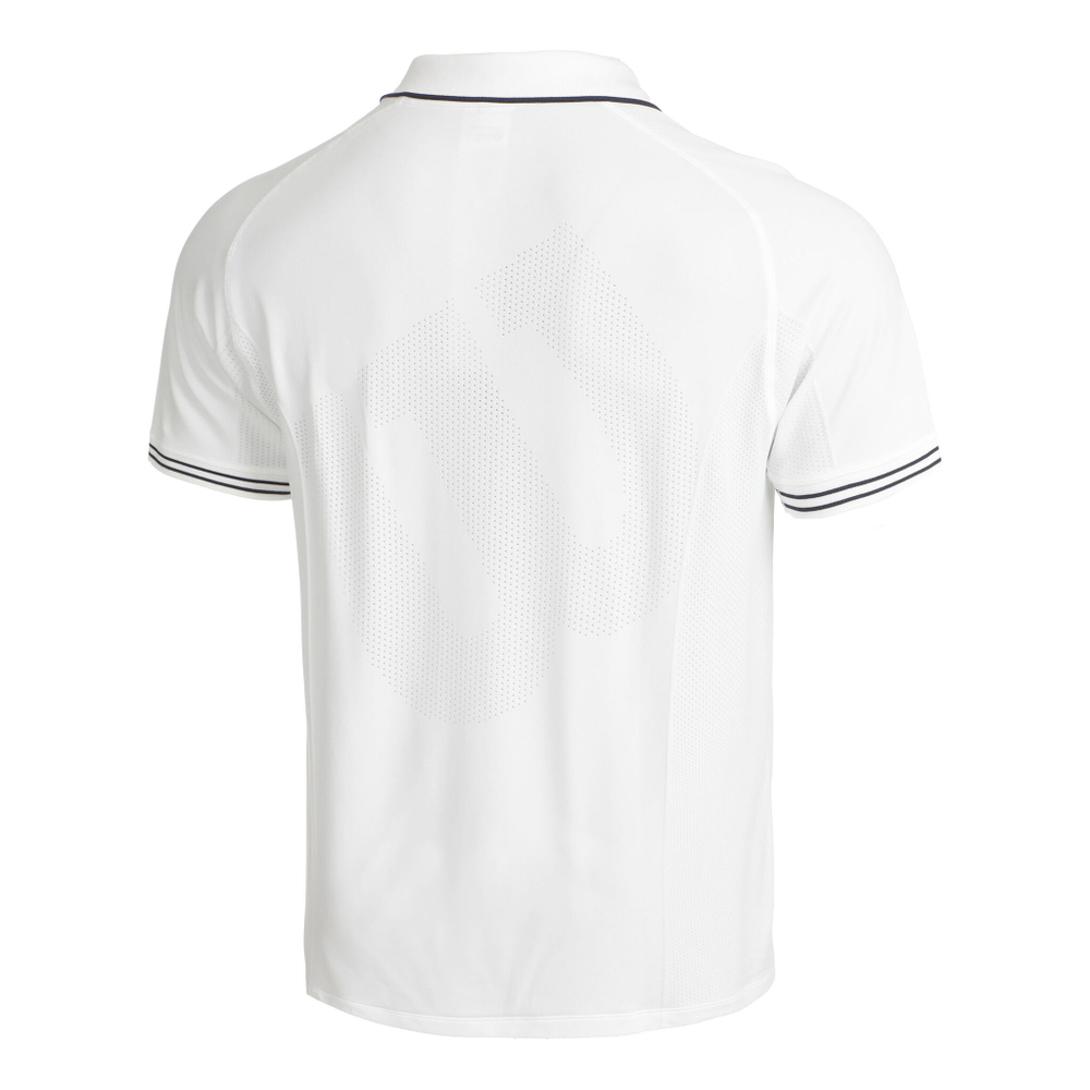 Мужское теннисное поло Wilson Players Seamless Polo Men - White