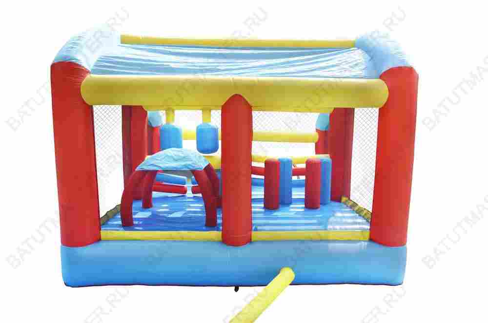 Батут для дачи "Мир приключений" 4,05*3,9*2,9 м