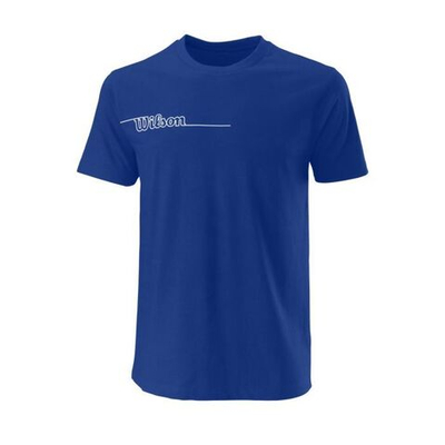Мужская теннисная футболка Wilson Team II Tech Tee Men - royal