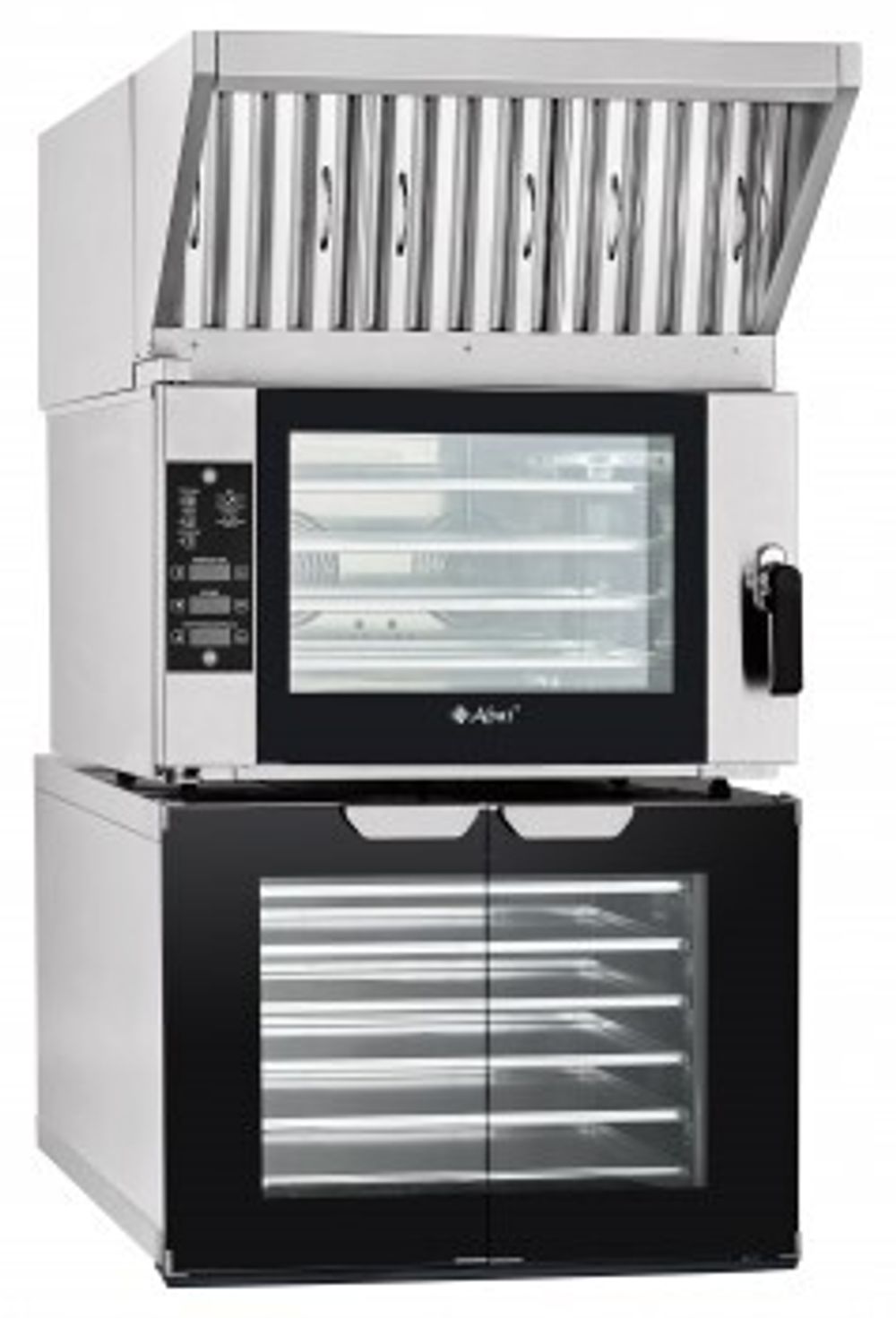 11000011075 Абат Конвекционная печь КЭП-4ПМ, 4 уровня, 400х600 мм, открытие дверцы справа-налево, нерж. камера, нерж. корпус, электронная панель, пароувлажнение, регулировка влажности от 0 до 100%, реверс, память на 110 программ, до 4-ех этапов в программе