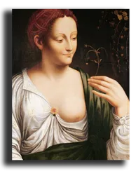 Репродукция "Леонардо Да Винчи - Коломбина"