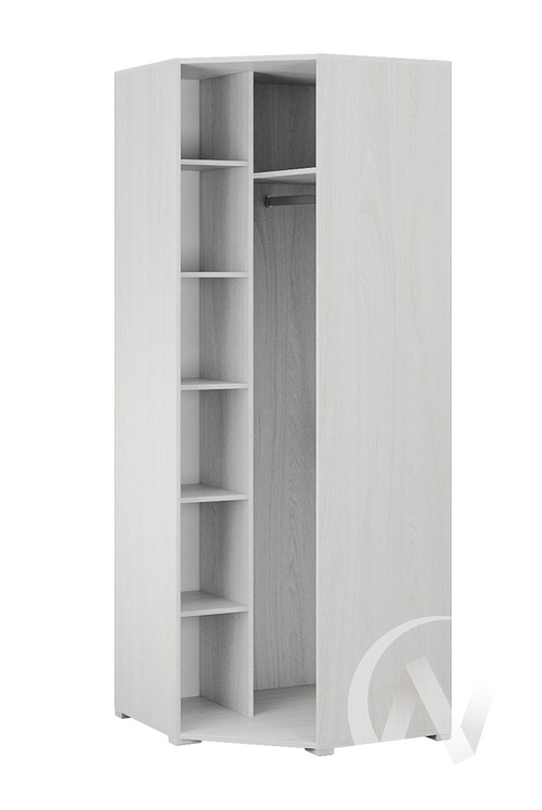 Шкаф угловой Спальня Теана (ясень анкор светлый/зеркало)